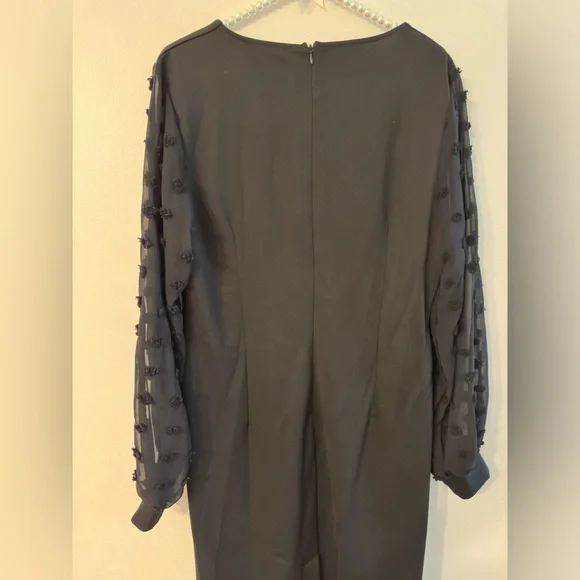 NWT| Maternity Swiss Dot Chiffon Sleeves Dress - Picture 8 of 8